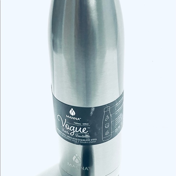 Manna Vogue 25 OZ Silver Double Insulation 18/8 Stainless Steel - Picture 4 of 8